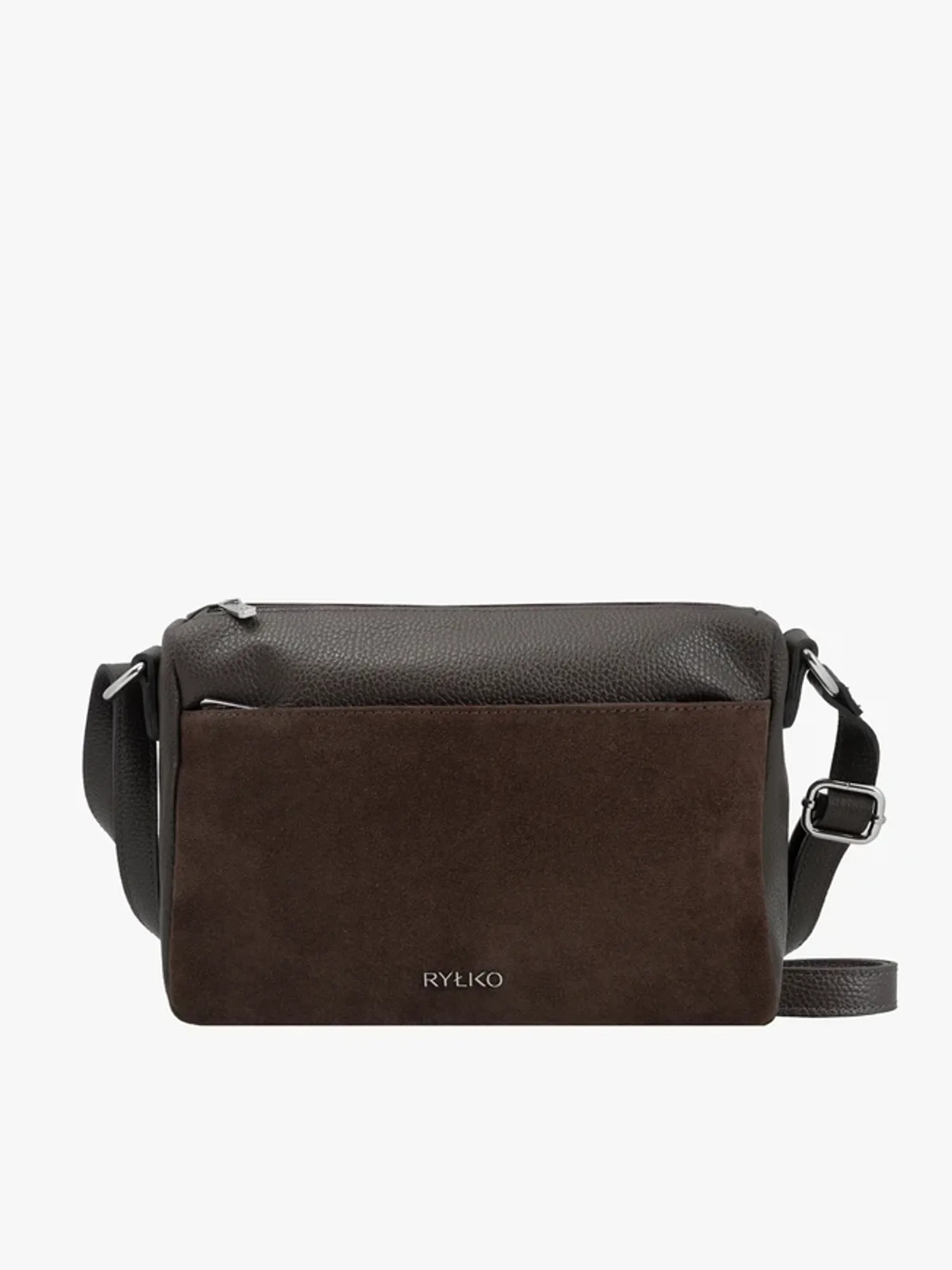 Dark brown handbag
