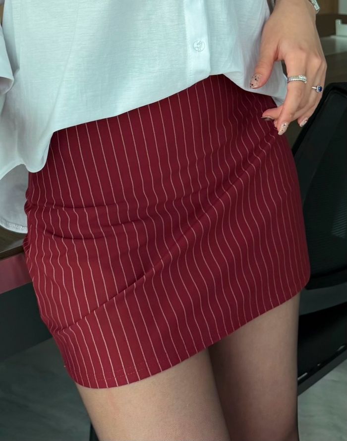 Striped skort