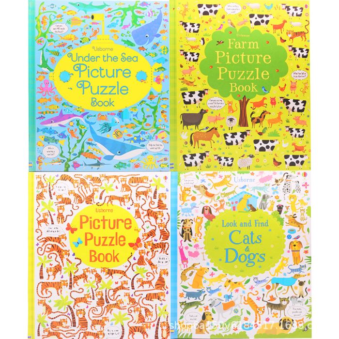 Usborne Puzzle Book 4 Hardcover