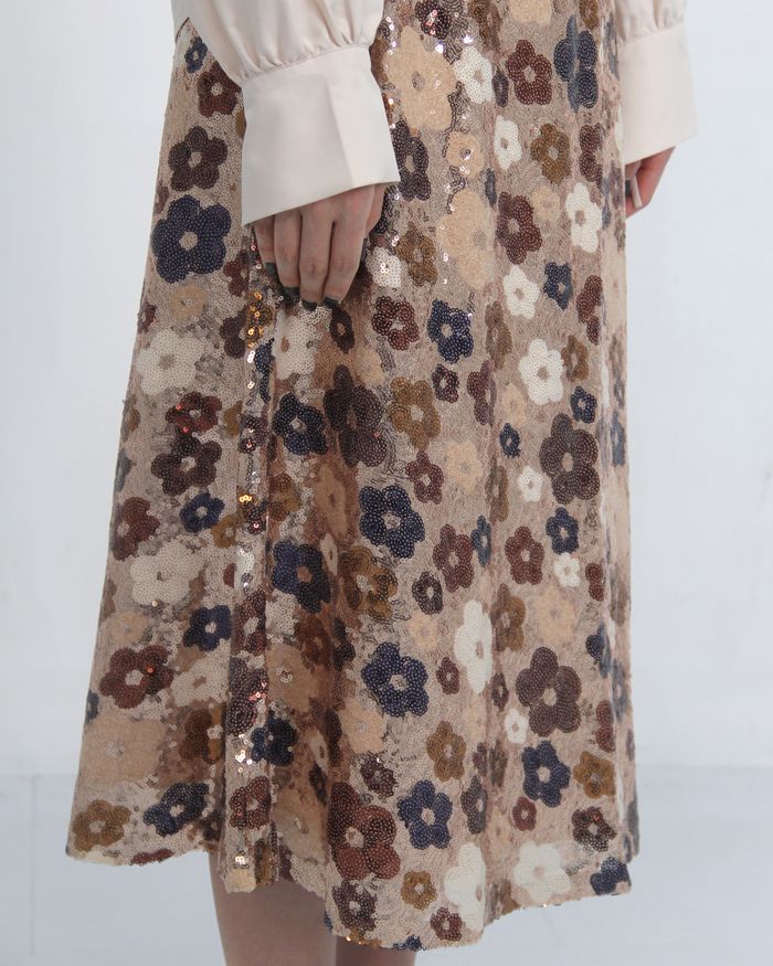 Fleur Sequin skirt