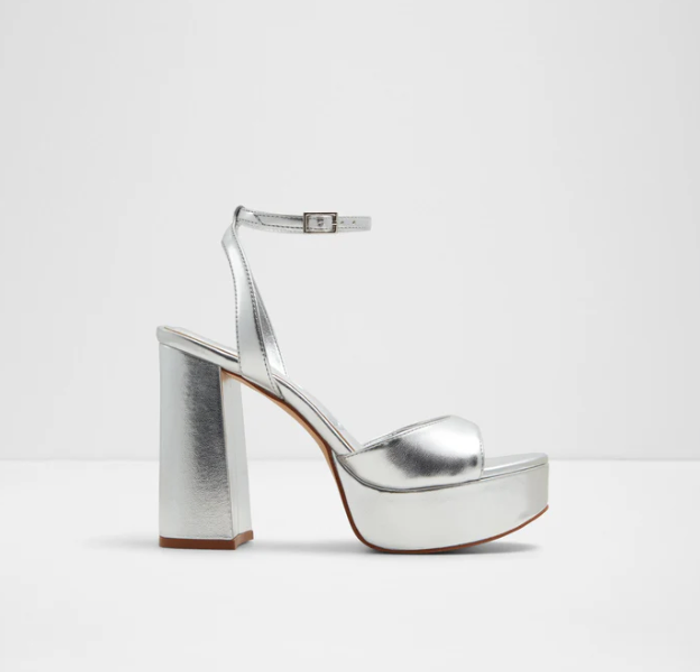 VALORIA-40-SILVER-Ladies Dress Sandals