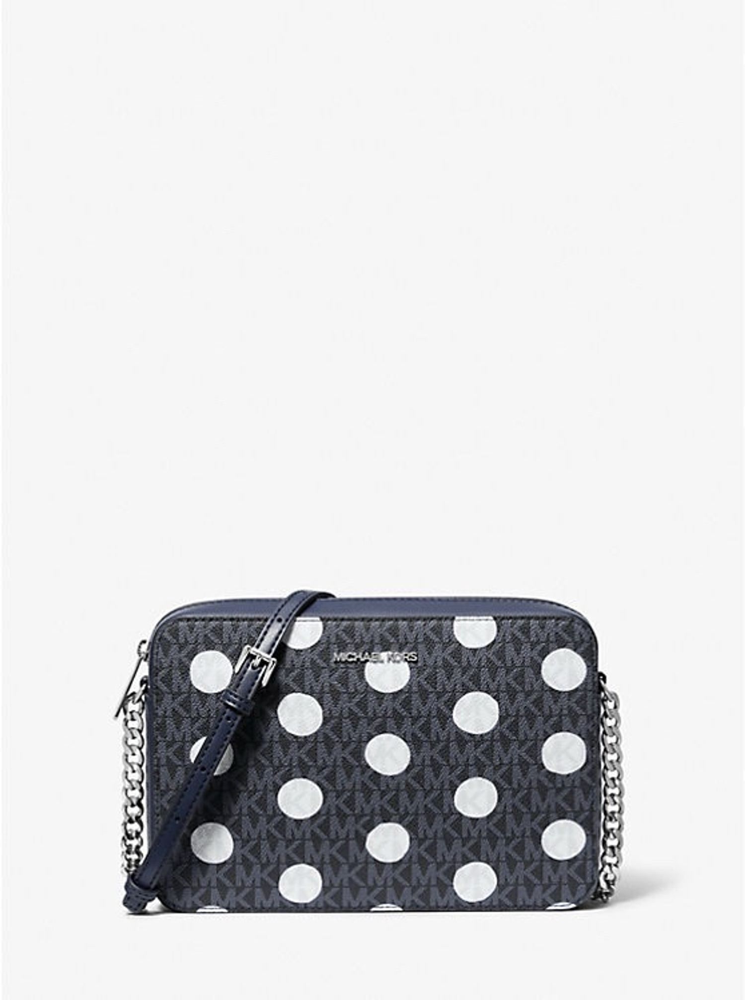 MK jet set crossbody polka dot