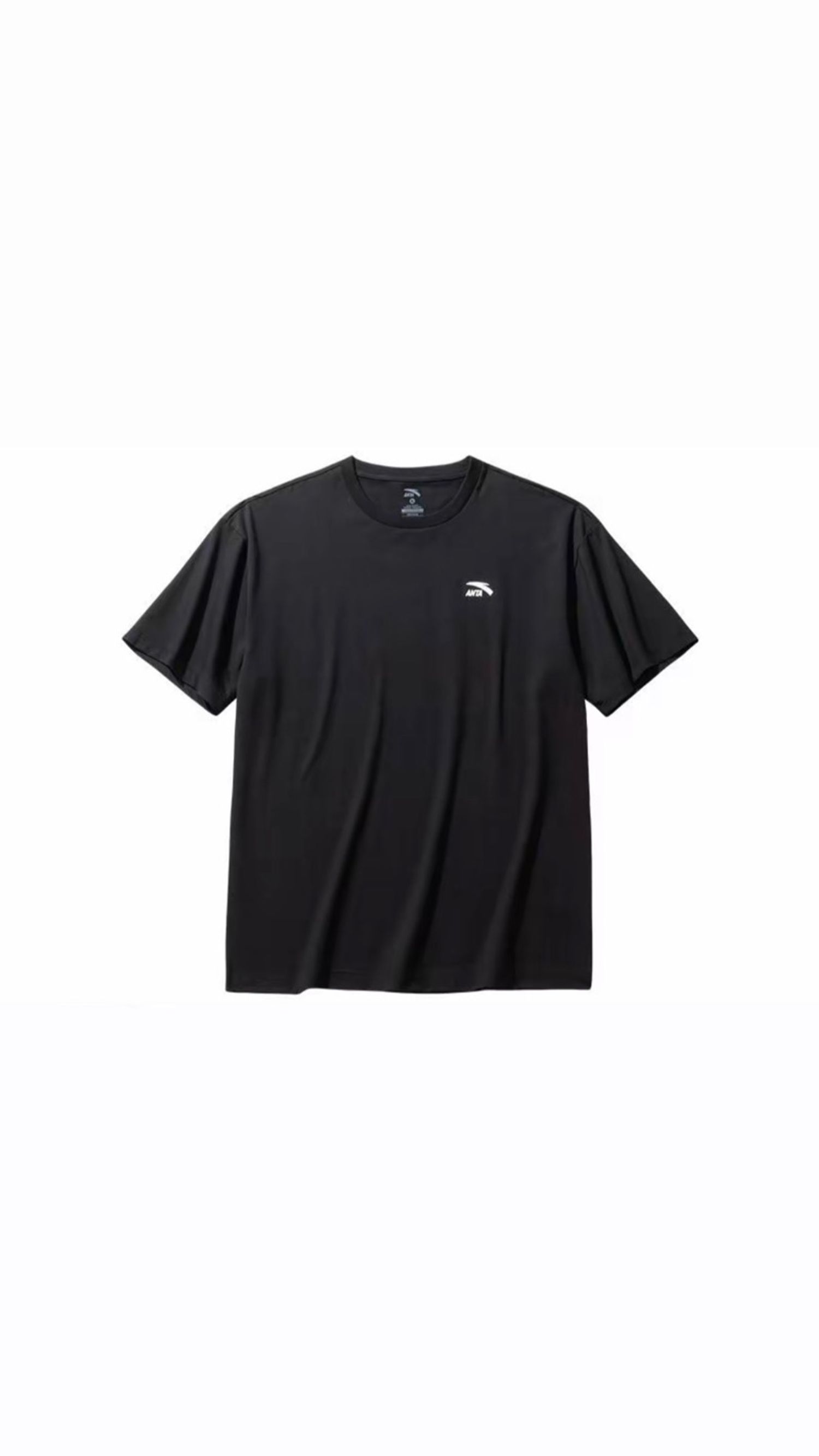 ANTA Small Logo Tee Black