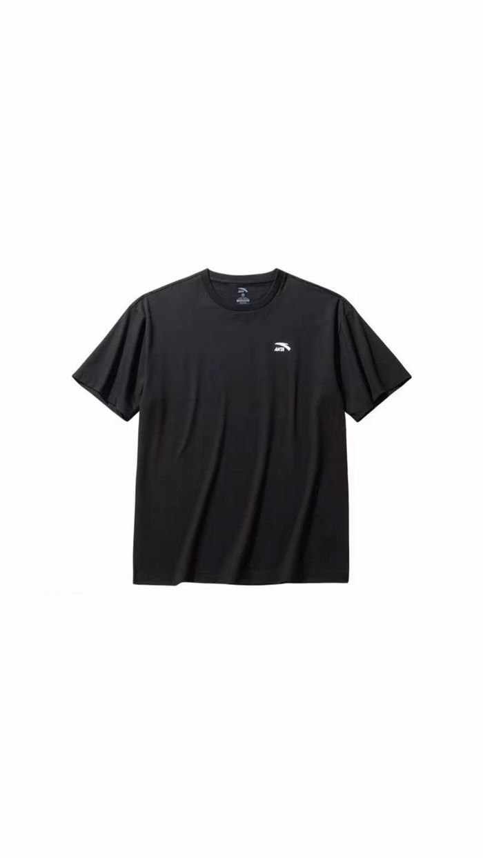 ANTA Small Logo Tee Black