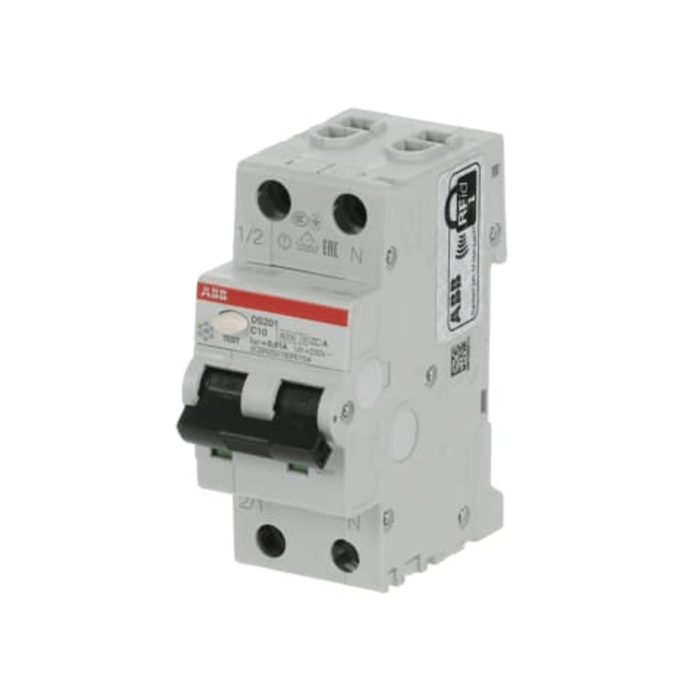 Дифференциал автомат таслуур DS201 ABB B16 A10 RCBO 2CSR255180R0165 
