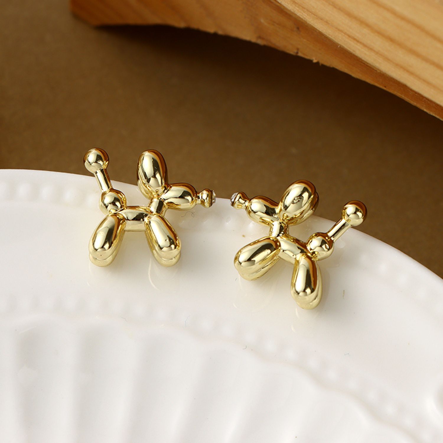 Balloon Puppy Stud Earrings