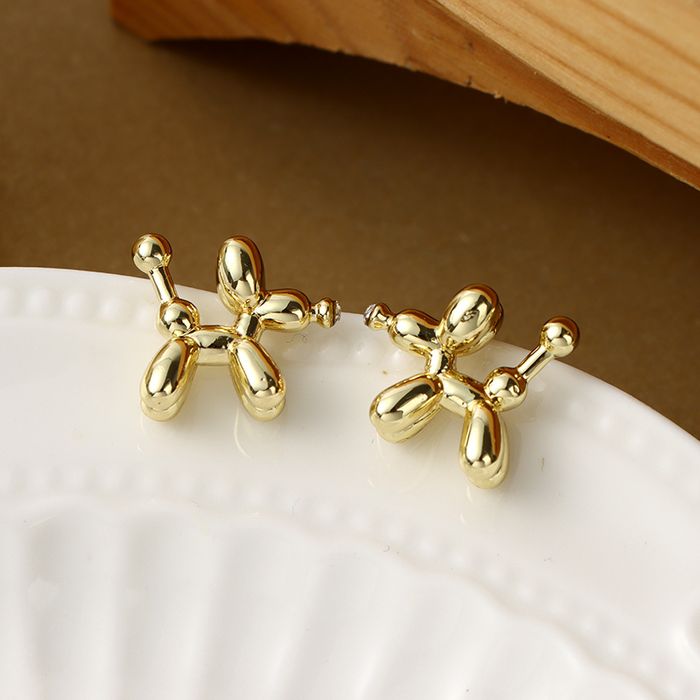 Balloon Puppy Stud Earrings