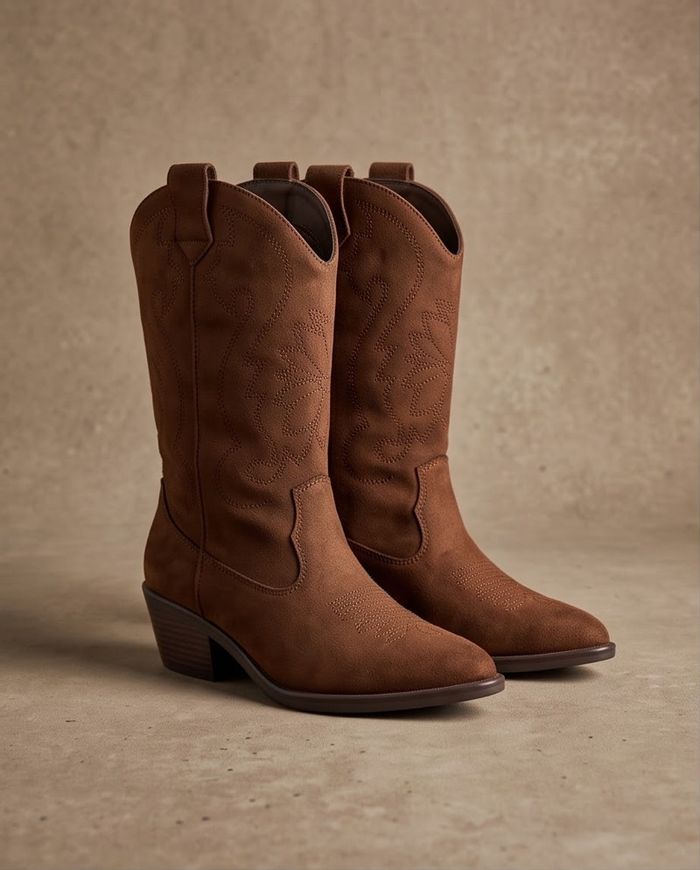 Mia western boot brown
