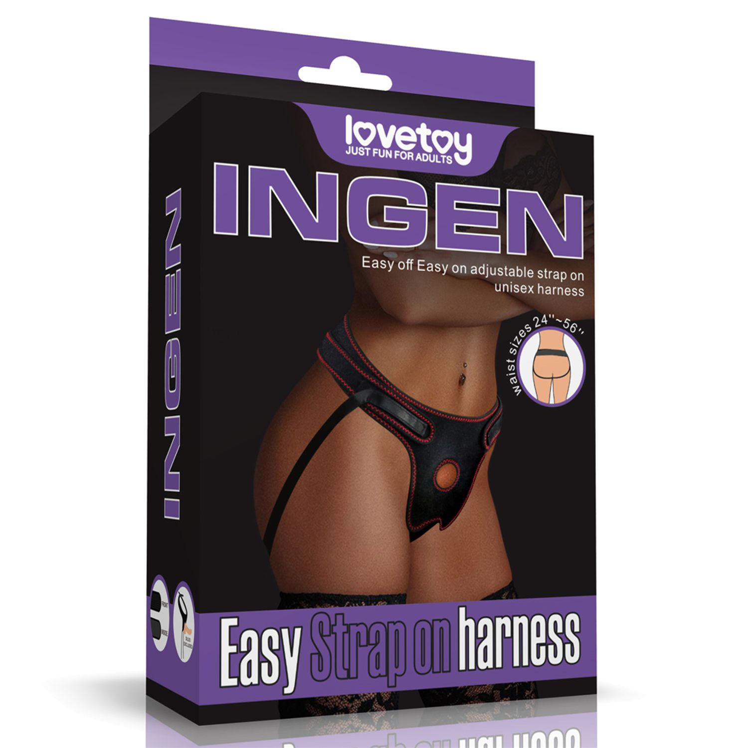 Easy strap on harness