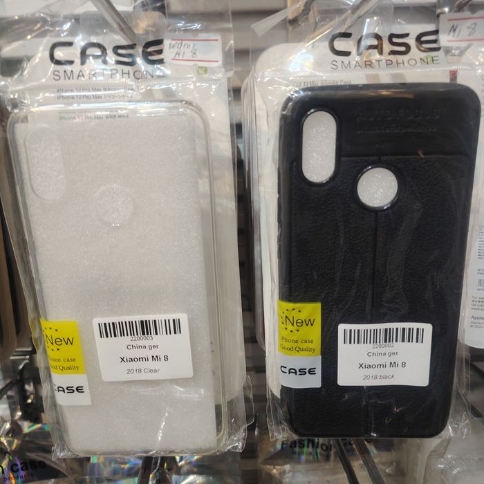Xiaomi Mi 8 Хар & Өнгөгүй Кэйс 