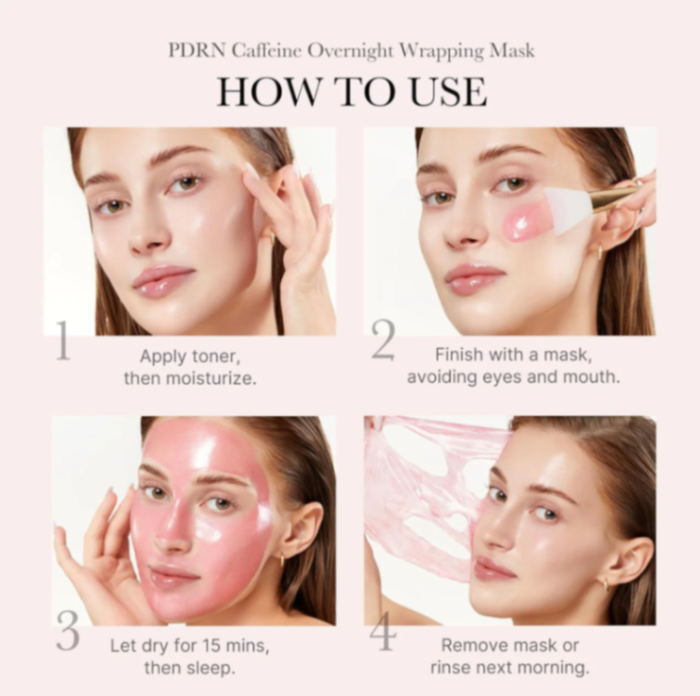 PDRN Pink Caffeine Overnight Wrapping Mask 75ml