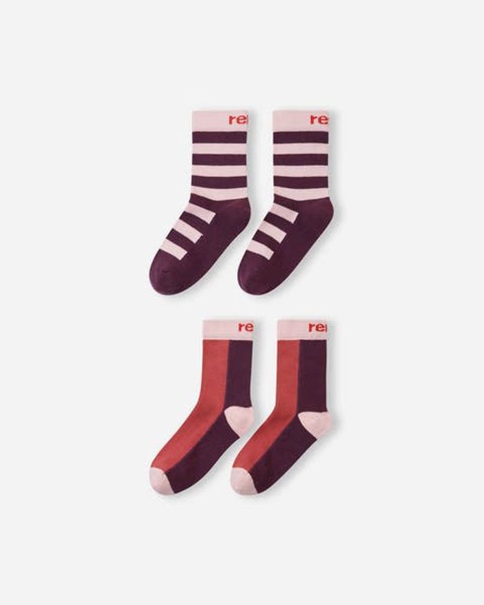 Socks, Jalkaan Deep purple