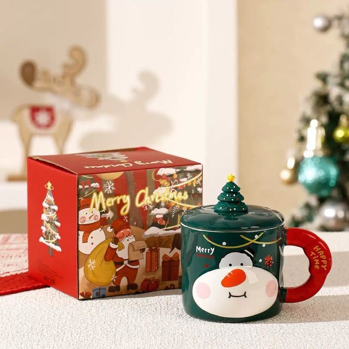 Шинэ жилийн керамик аяга