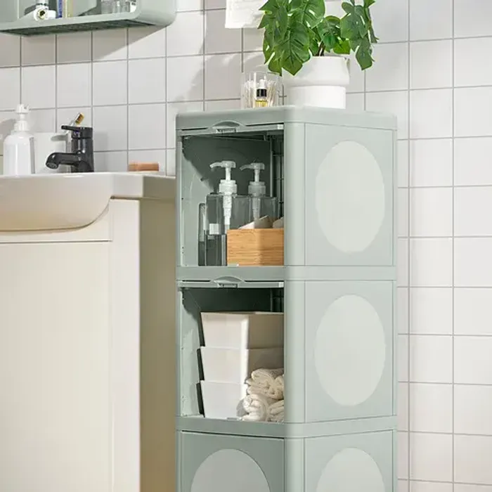 IVÖSJÖN Шургуулгатай шүүгээ 33x34x99 ногоон