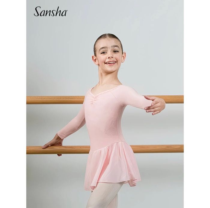 Хүүхдийн дасгалын хувцас /Ханцуйтай, сул хормойтой/