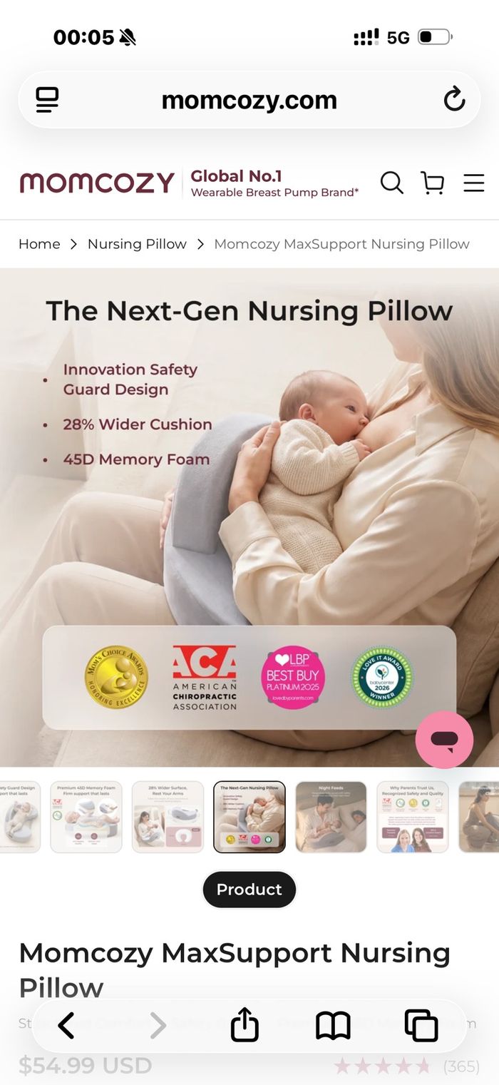 Momcozy  Safety Guard Pillow