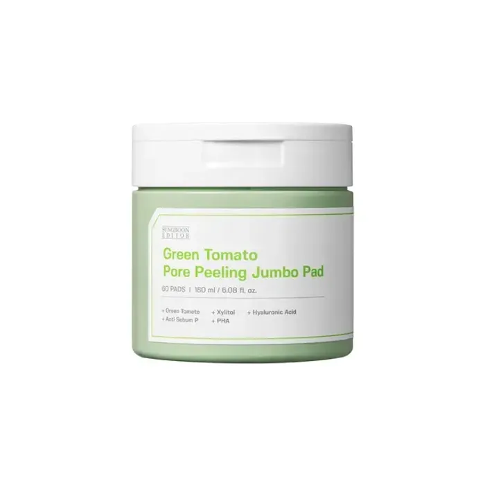 Green Tomato Pore Peeling Jumbo Pad 180ml