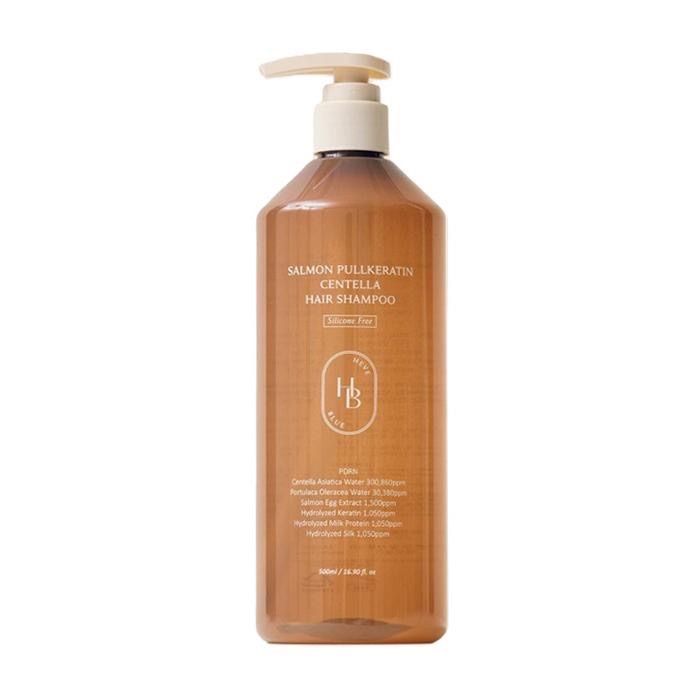 Heveblue Salmon Pullkeratin Centella Hair Shampoo