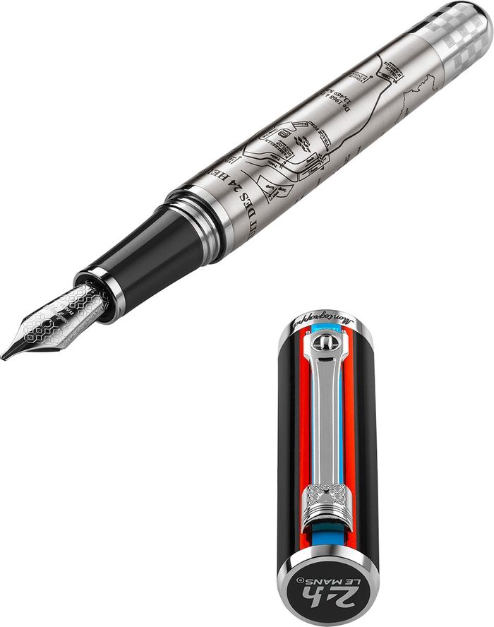 Montegrappa 24H LeMans Open Edition Innovation Fountain Pen Broad