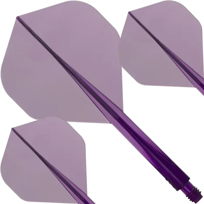  CONDOR AXE FLIGHTS - Standard - Clear Purple
