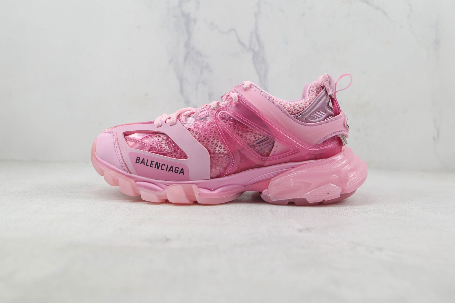 Balenciaga Track Clear Sole Pink