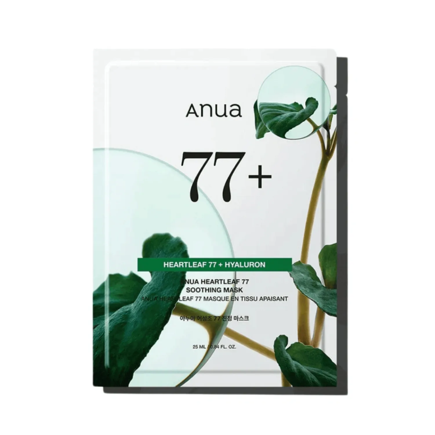 Anua 77+ heartleaf+hyaluron sheet mask