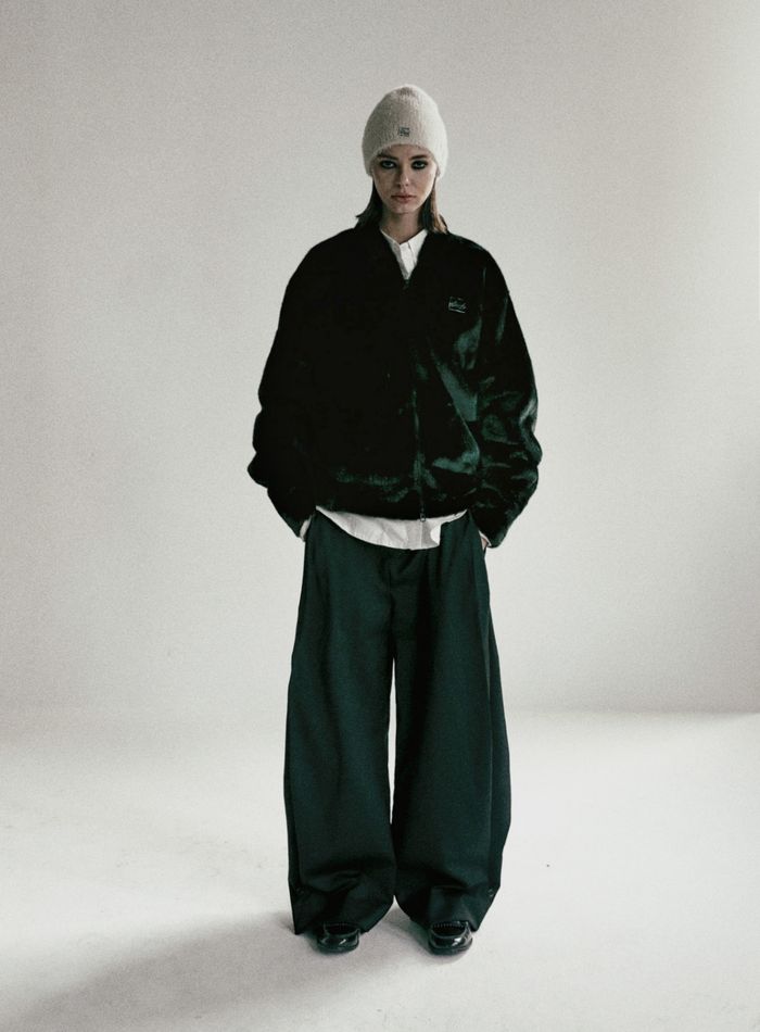 Beyond Soft Light Fur Zip-Up Jacket - Black