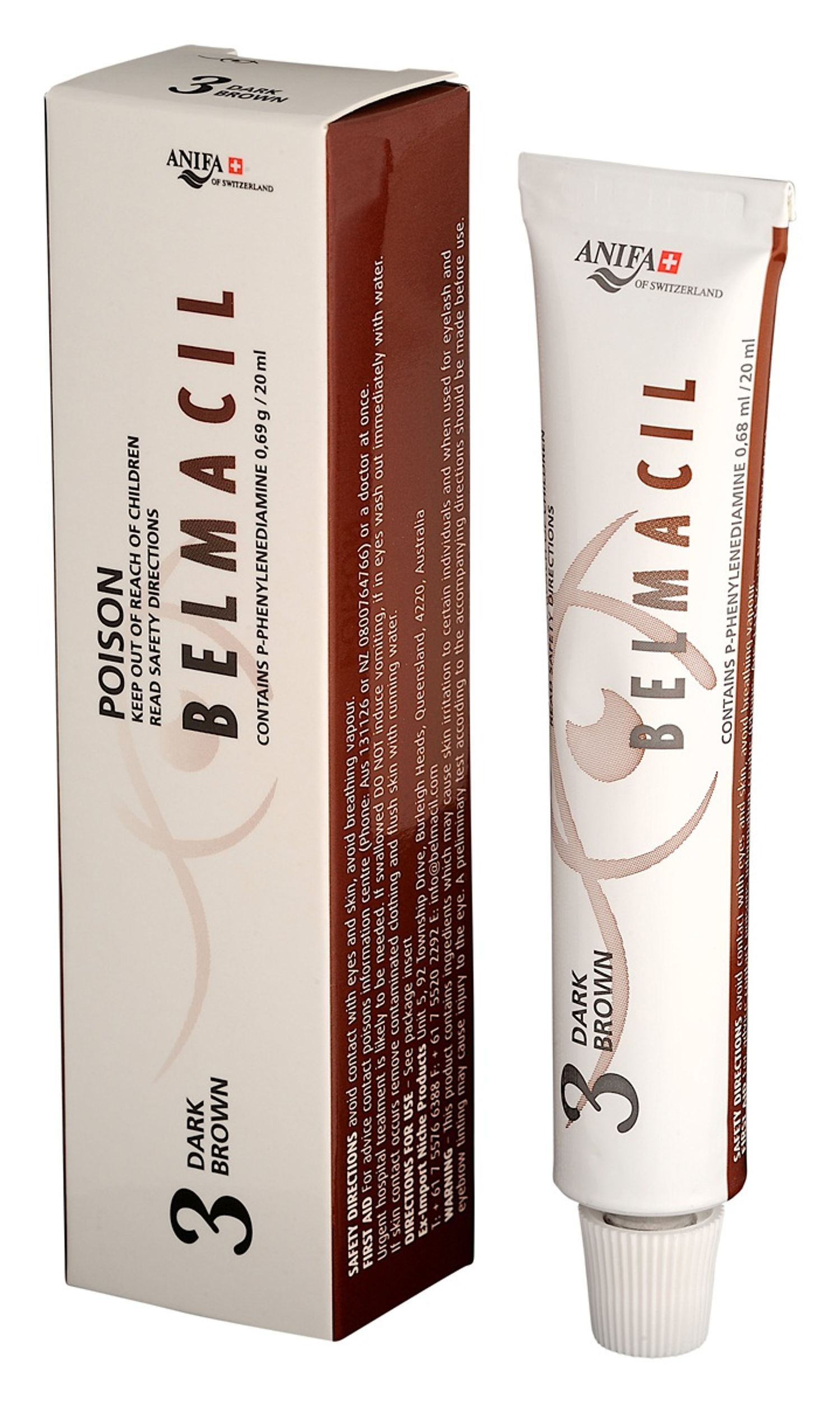 Dark Brown Belmacil Tint
