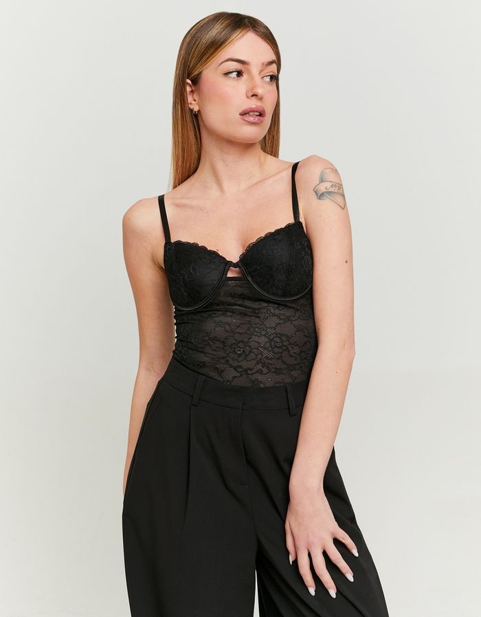 Black Lace Bodysuit