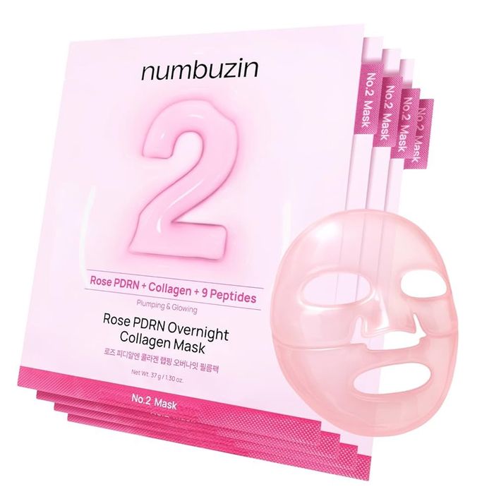 NUMBUZIN No2 Rose PDRN Overnight Collagen Mask 37g
