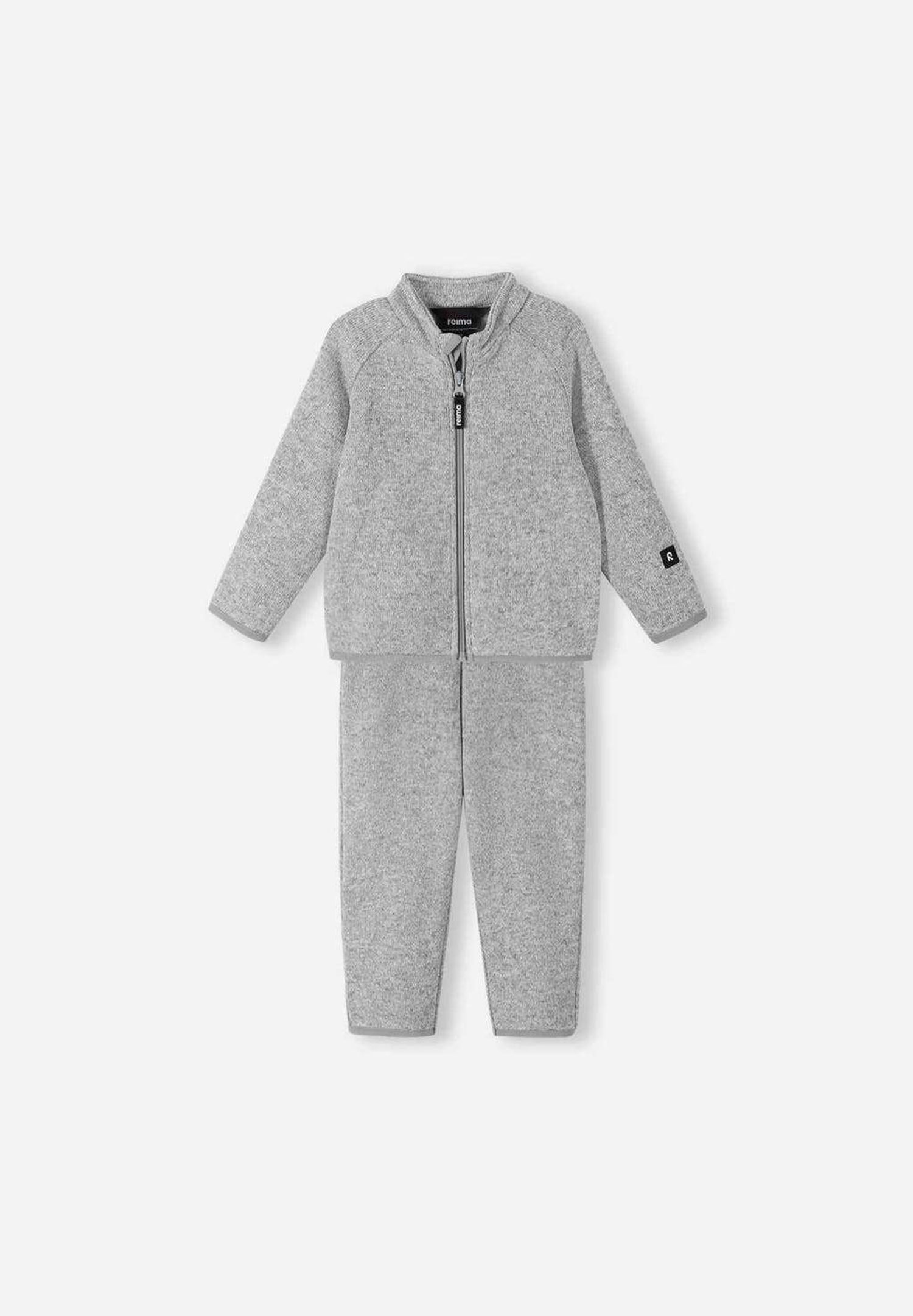 Fleece set, Tahto Melange grey