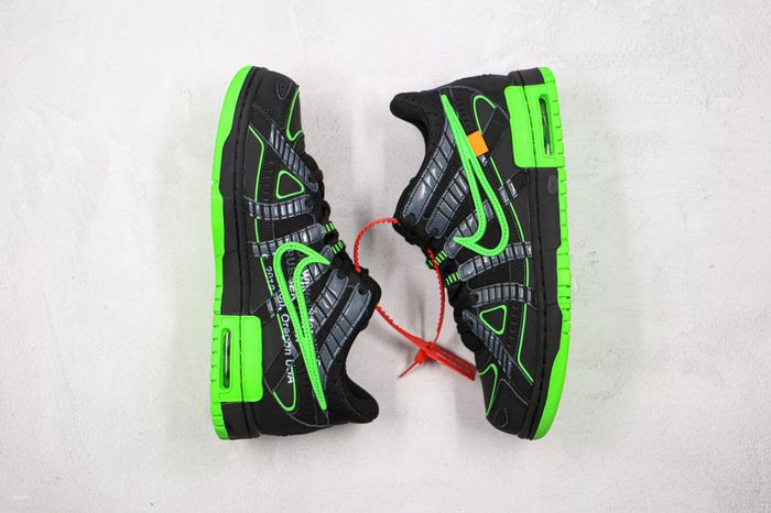 Nike X Off-White Air Rubber Dunk "Green Strike" 