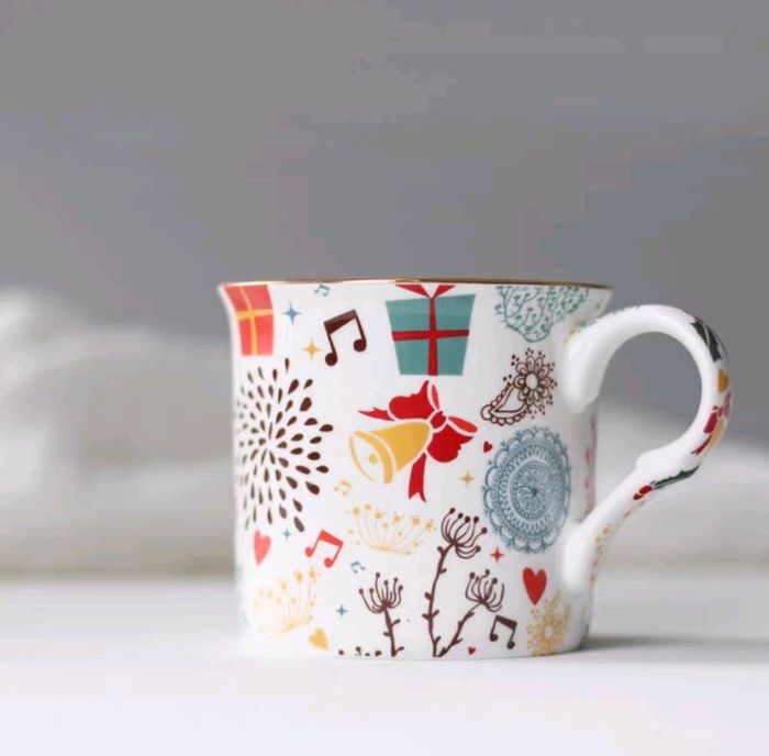 Шинэ жилийн гангар шаазан аяга