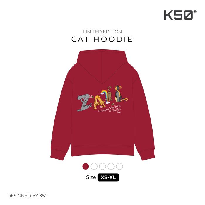 Z..l Cats v1.1 hoodie - Bloody Red