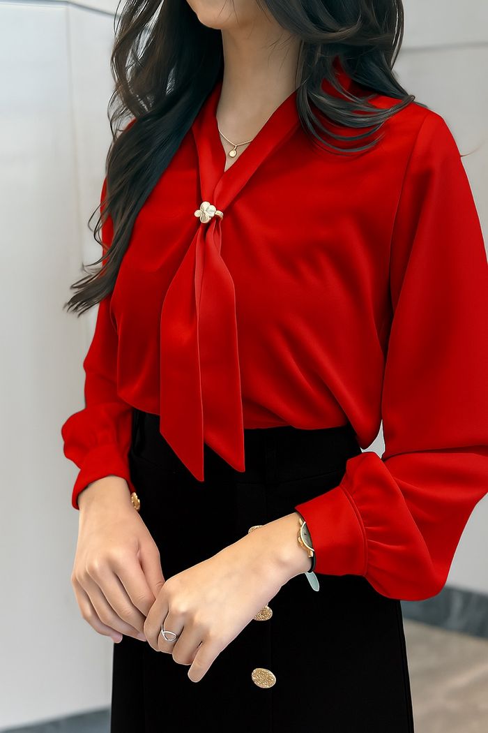 Улаан цамц юбканы хослол 