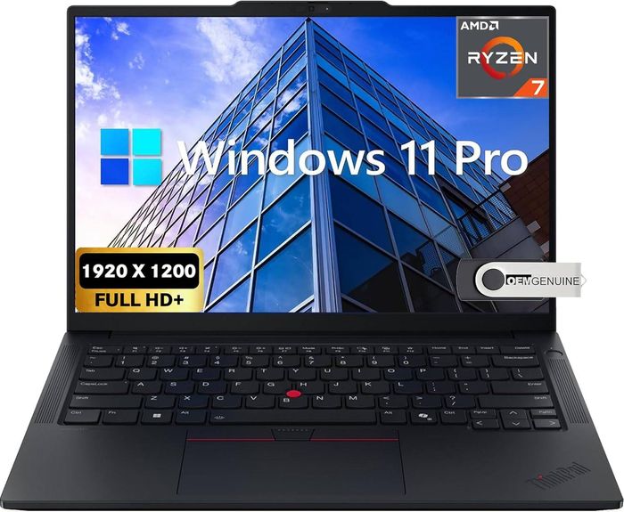 Lenovo Thinkpad E14 14" WUXGA Display AMD Ryzen 7-250, 16GB DDR5 RAM, 512GB SSD Laptop