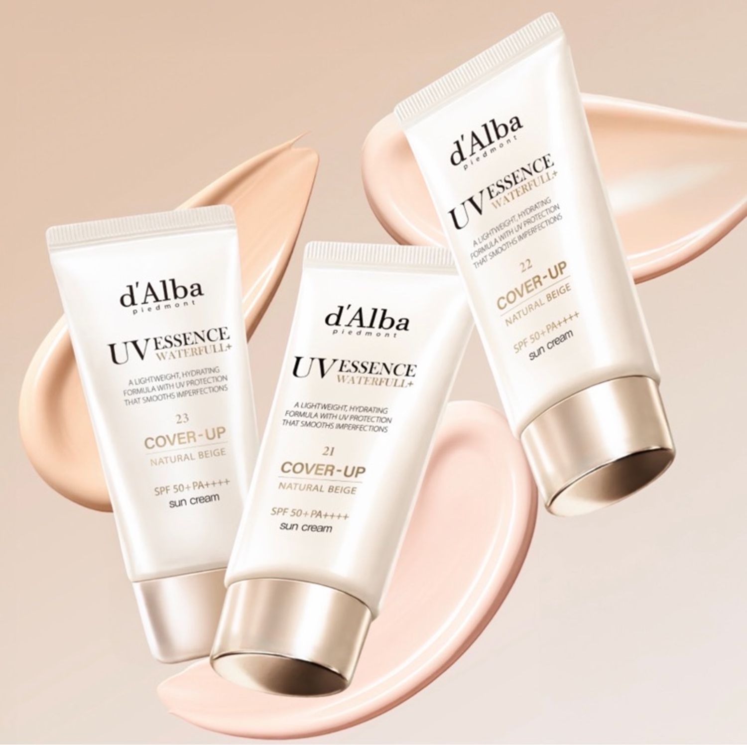 d.ALBA UV ESSENCE WATERFULL+ COVER UP SUN CREAM 