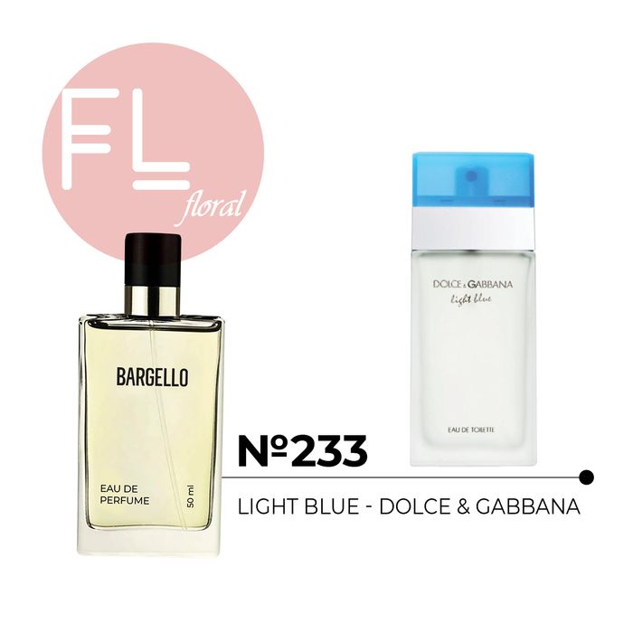 №233 for women 50 ml /DOLCE GABANNA - LIGHT BLUE/