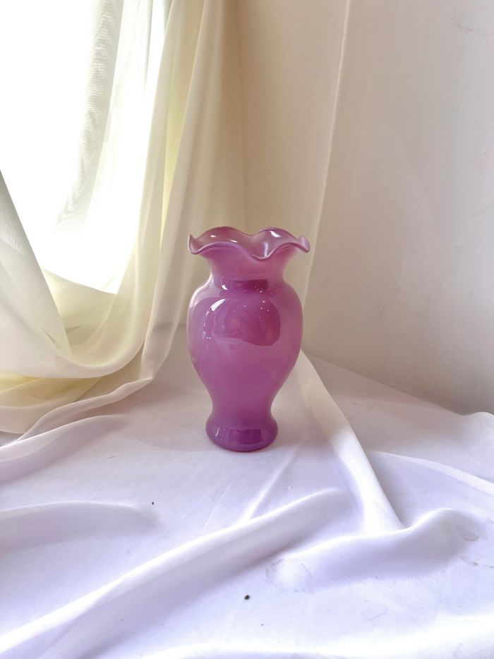 Purple vase