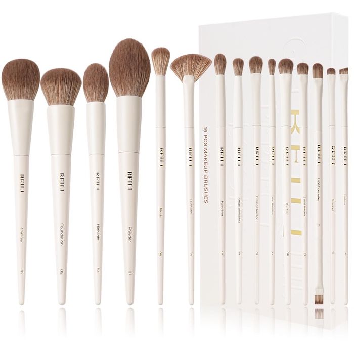 Beili 15 pcs brush set цагаан 