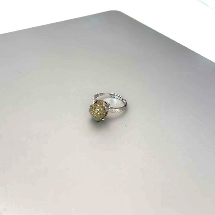 Пирит, мөнгөн бөгж