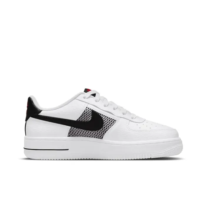 Nike Air Force 1 Low Mesh Pocket White Black GS