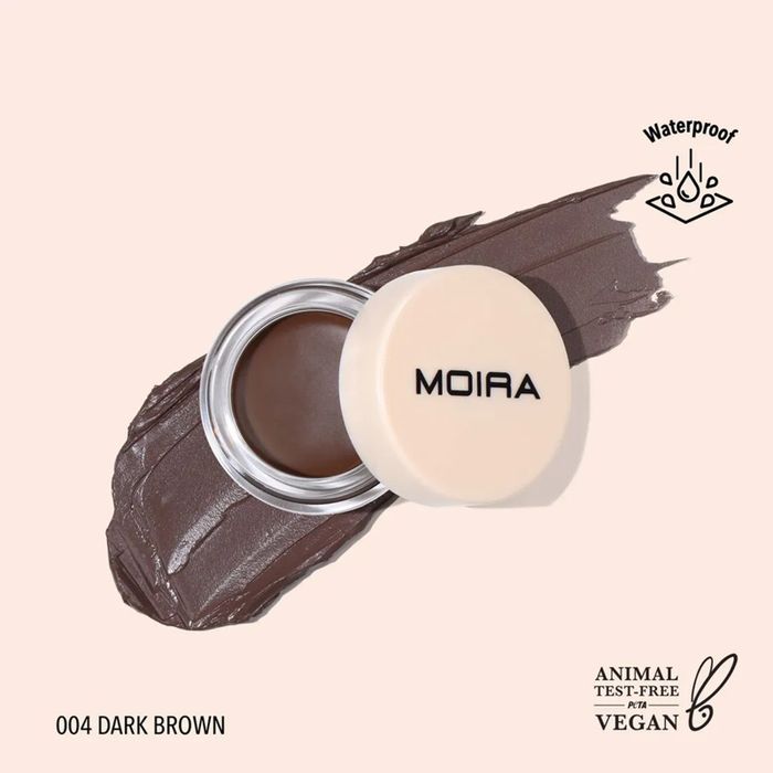 Moira define sculpt brow pomade 004 dark brown 