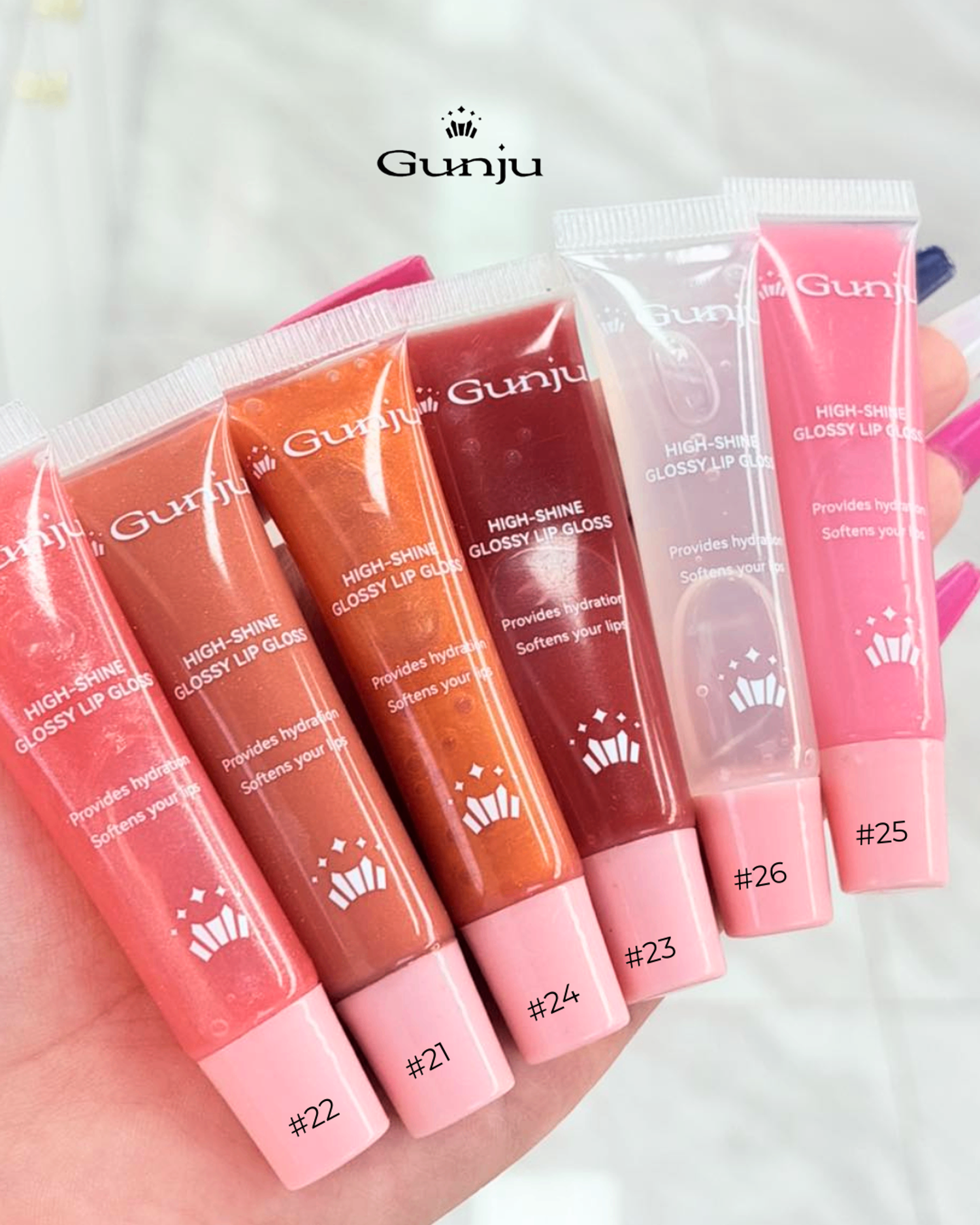 Gunju Чийгшүүлэгчтэй уруул өнгөлөгч #26