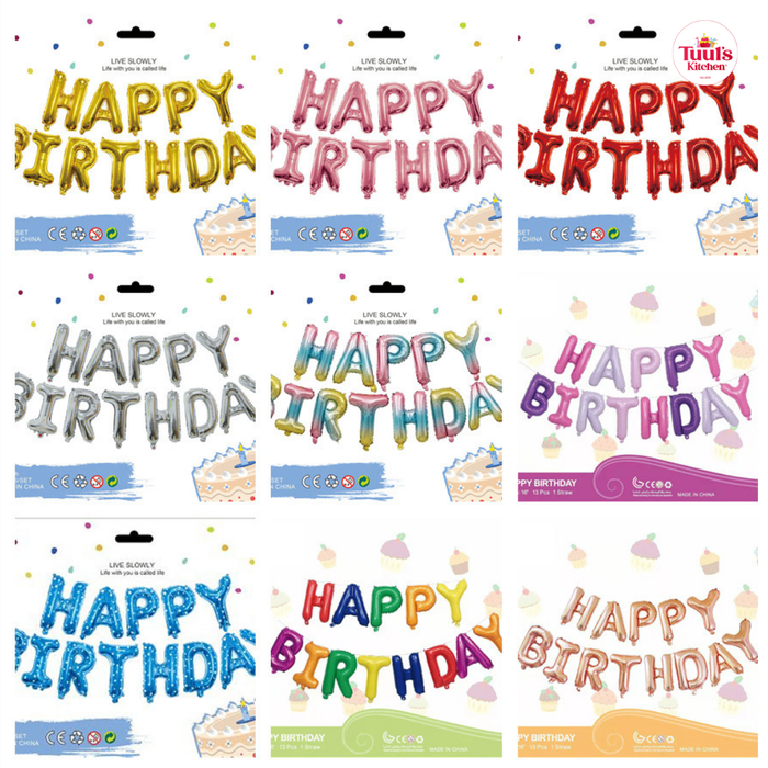 HAPPY BIRTHDAY үсгэн шаар