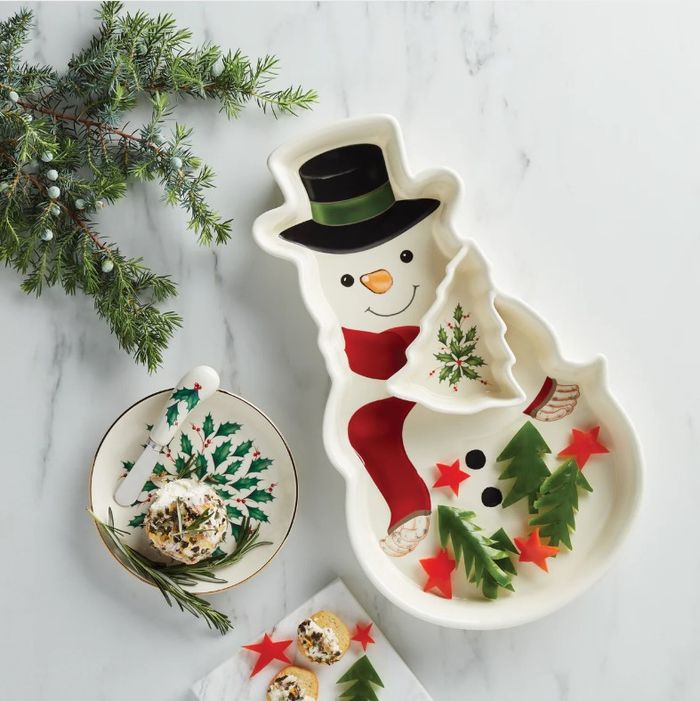 HOSTING THE HOLIDAYS DW CHEESE PL W/KNIFE