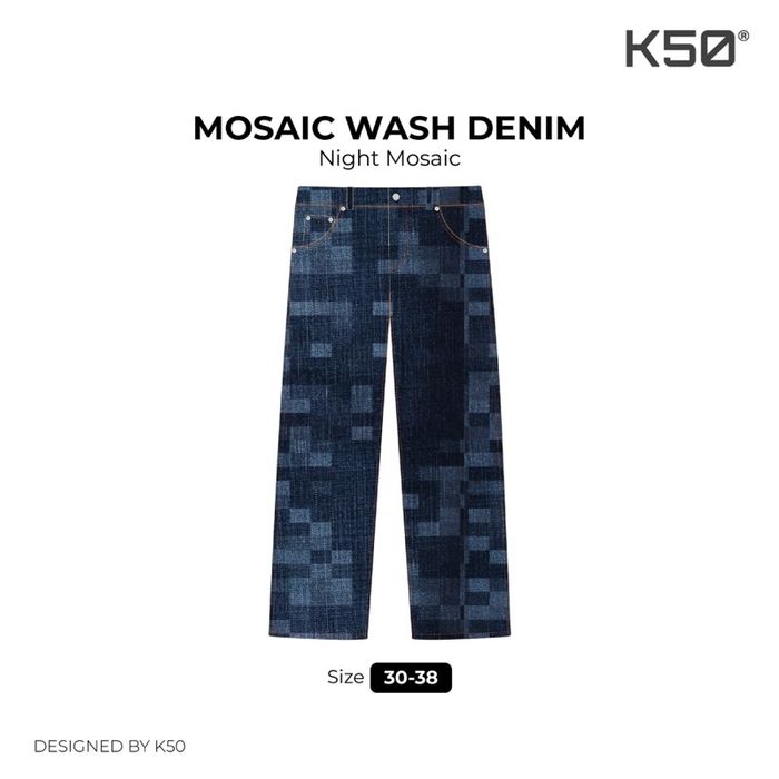 Mosaic Blue Denim