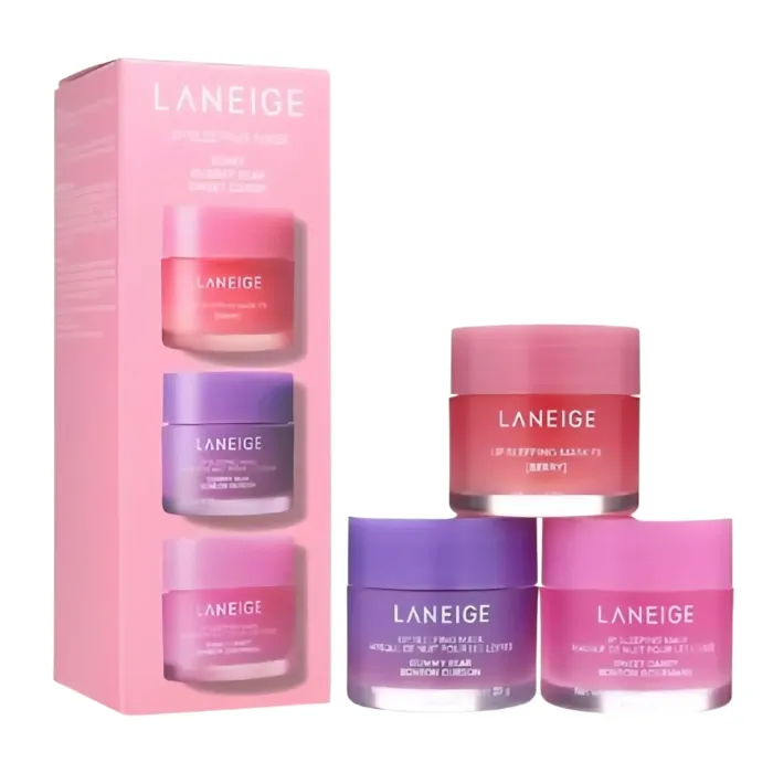 LANEIGE Lip Sleeping Mask Trio Set 3 x 20g