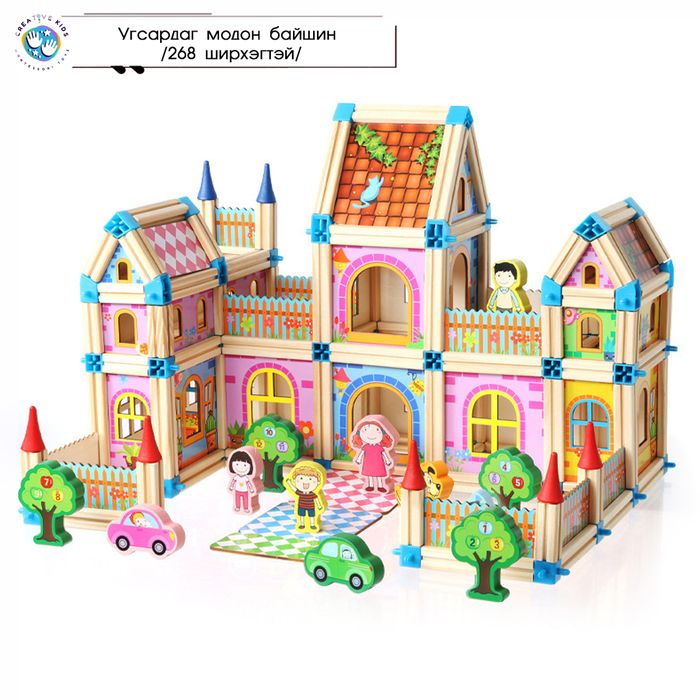 Угсардаг модон байшин 268 ширхэгтэй