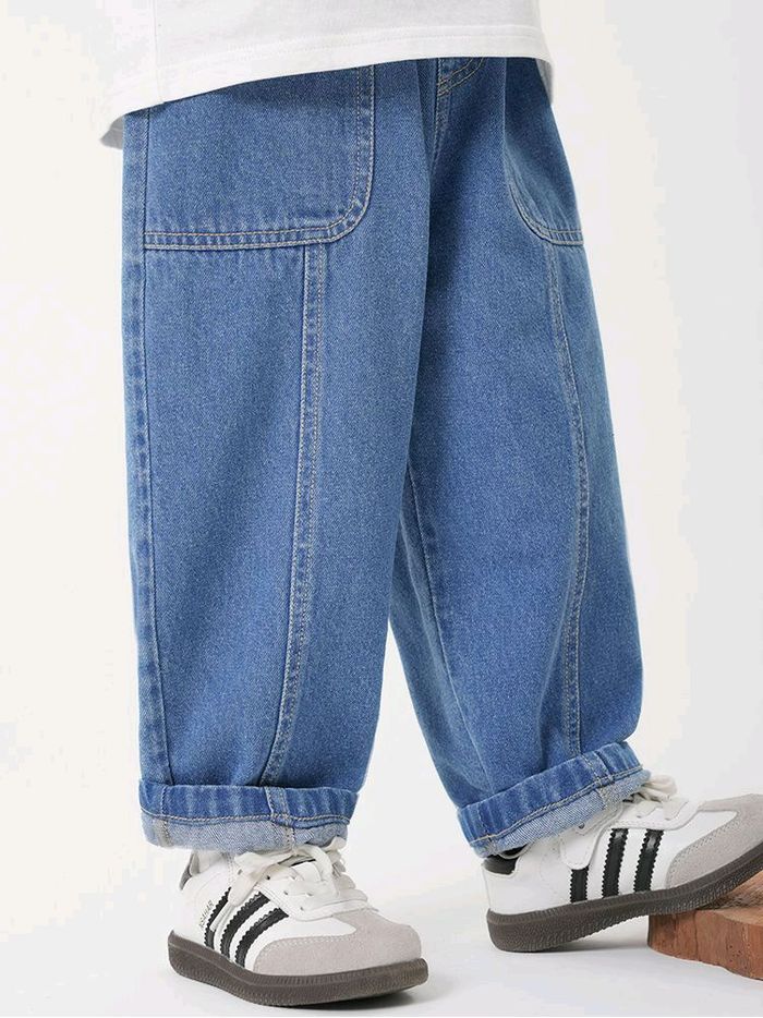 Right Euro цэнхэр жийнс шулуун 